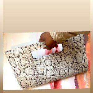 Fashion Nova “Keep it Classy” Animal Print Clutch Bag